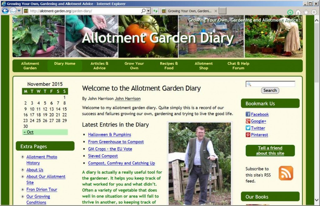 Allotment Garden Diary